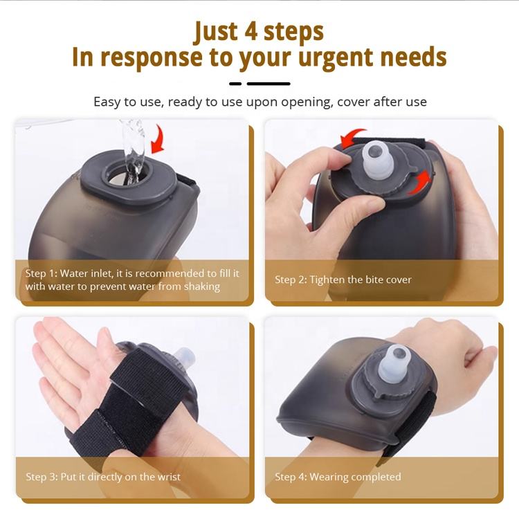 Active Wearable Hands-Free Hydration Flask